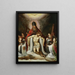 the Throne of Grace of the Holy Trinity - Frans Francken the Younger — framed artwork on a wall
