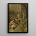 Miraculous Events on the Tomb of Saint Bruno the Carthusian - Frans Francken the Younger — framed artwork on a wall
