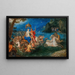 Neptune and Amphitrite - Frans Francken the Younger — framed artwork on a wall