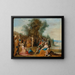 Saint John the Baptist preaching in the desert - Frans Francken the Younger — framed artwork on a wall