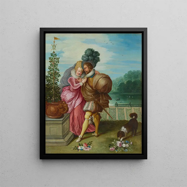 Odeur Painting - Frans Francken the Younger — framed artwork on a wall