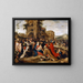 L'Adoration of the Magi - Frans Francken the Younger — framed artwork on a wall