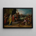 La Continence de Scipion - Frans Francken le Jeune — framed artwork on a wall