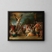 The Crucifixion of Saint Andrew - Frans Francken the Younger — framed artwork on a wall