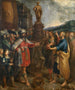 L'empereur Dioclétien shows the statue of Asclepius - Frans Francken the Younger — artwork view