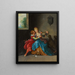 The face - Frans Francken the Younger — framed artwork on a wall