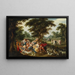 L'Âge d'or - Frans Francken the Younger — framed artwork on a wall