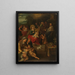 The Holy Parentage - Frans Francken the Younger — framed artwork on a wall