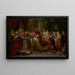 L'Idolâtrie de Salomon - Frans Francken le Jeune — framed artwork on a wall
