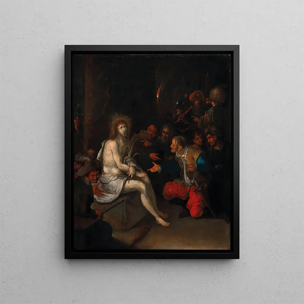 La moquerie du Christ - Frans Francken le Jeune — framed artwork on a wall