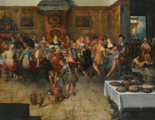The Parable of the Wedding Feast - Frans Francken the Younger — artwork view
