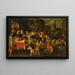 The Works of Mercy - Frans Francken the Younger — framed artwork on a wall