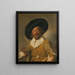 A militiaman holding a Berkemeyer known as "Merry Drinker" - Frans Hals — framed artwork on a wall