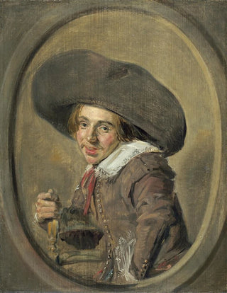A young man with a large hat - Frans Hals — artwork view