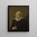 An Old Lady - Frans Hals — framed artwork on a wall