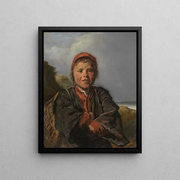 Fisherman - Frans Hals — framed artwork on a wall