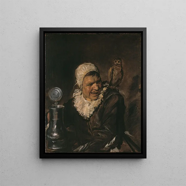 Malle Babbe - Frans Hals — framed artwork on a wall