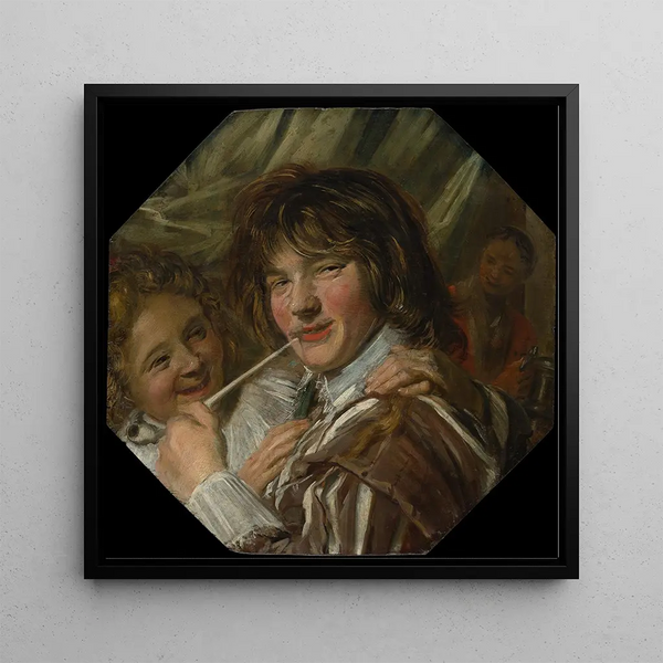 The Smoker - Frans Hals — framed artwork on a wall
