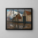 In the suburbs - Frans Hens — framed artwork on a wall