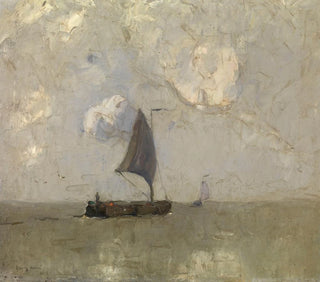 Rain over the Scheldt - Frans Hens — artwork view