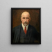Self-portrait - Frans Huygelen — framed artwork on a wall