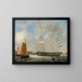 Portrait of Ship Bato - Frans Jacobus van den Blijk — framed artwork on a wall