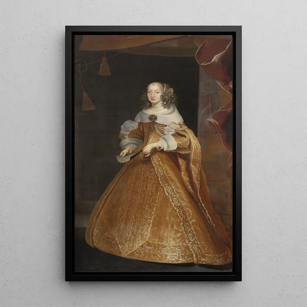 Éléonore de Gonzague - Frans Luycx — framed artwork on a wall
