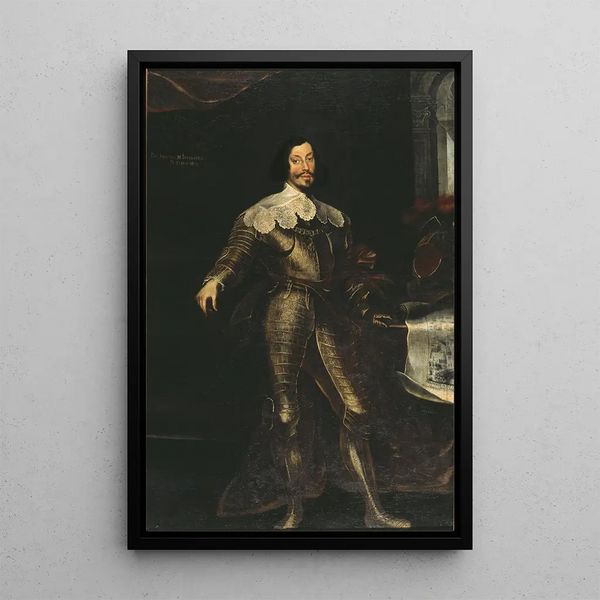 Ferdinand III, 1608-1657, Emperor of the Holy Roman Empire - Frans Luycx — framed artwork on a wall