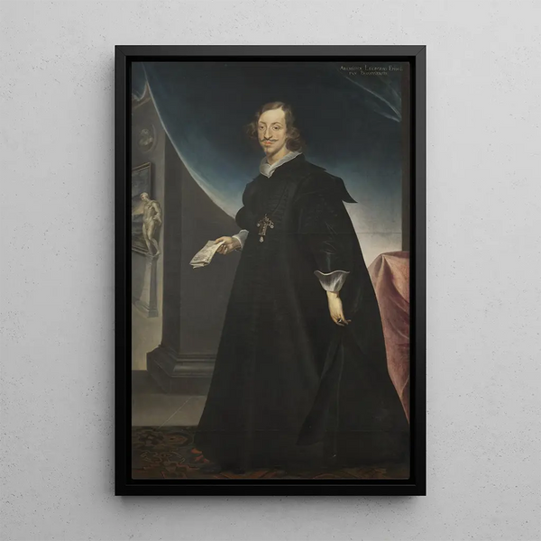 Leopold Guillaume 1614-1662 Archduke of Austria - Frans Luycx — framed artwork on a wall