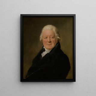 The painter Willem Jacob Herreyns - Frans Marcus Smits — framed artwork on a wall