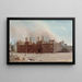 L'Hôtel de Ville after the 1871 fire - Frans Moormans — framed artwork on a wall