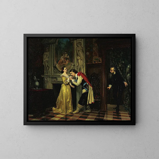 La Courtoisie - Frans Moormans — framed artwork on a wall