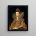 Margherita Gonzaga 1591-1632 Princess of Mantua - Frans Pourbus the Younger — framed artwork on a wall