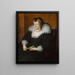 Marie de Médicis - Frans Pourbus the Younger — framed artwork on a wall