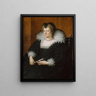Marie de Médicis - Frans Pourbus the Younger — framed artwork on a wall
