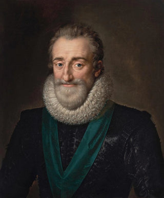 Portrait of Henri IV of France - Frans Pourbus the Younger — artwork view