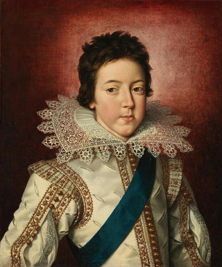 Portrait of Louis XIII, King of France, as a child - Frans Pourbus the Younger — artwork view