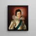 Portrait of Louis XIII, King of France, as a child - Frans Pourbus the Younger — framed artwork on a wall