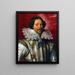 Portrait of a Man - Frans Pourbus the Younger — framed artwork on a wall