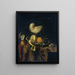 Still life with Nautilus shell - Frans SantAcker — framed artwork on a wall