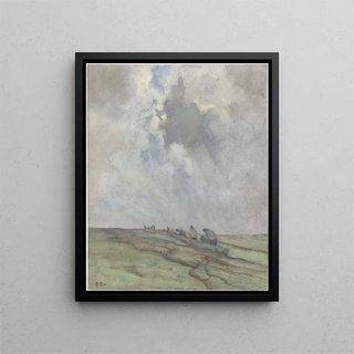 Filets de séchage - Frans Smissaert — framed artwork on a wall
