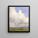 Cloudy sky high above the meadows - Frans Smissaert — framed artwork on a wall