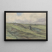 Fisherwomen repairing fishing nets - Frans Smissaert — framed artwork on a wall