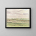 Landscape of prairie with herds - Frans Smissaert — framed artwork on a wall