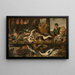 Chez le poissonnier - Frans Snyders — framed artwork on a wall