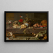 Flowers and Fruits - Frans Snyders — framed artwork on a wall