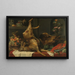 Still life with pantry - Frans Snyders — framed artwork on a wall
