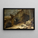 Porcupines and vipers - Frans Snyders — framed artwork on a wall