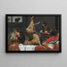 Nature morte avec un cerf mort - Frans Snyders — framed artwork on a wall