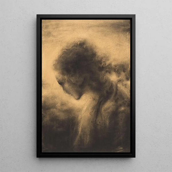 Contemplation - Frans Stamkart — framed artwork on a wall